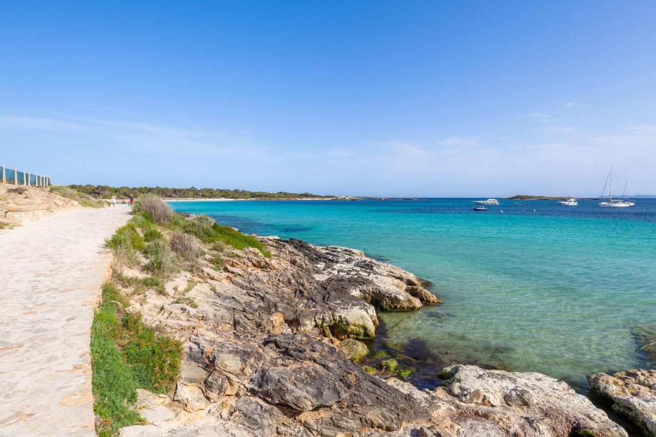 Ses Salines Cottage With Private Pool And Barbecue Eksteriør bilde