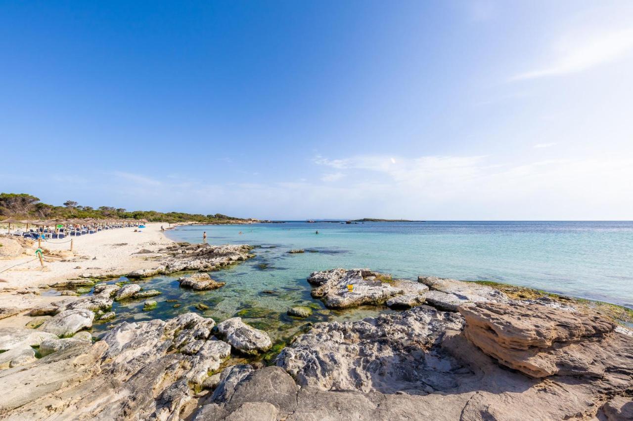 Ses Salines Cottage With Private Pool And Barbecue Eksteriør bilde